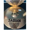 Image 3 : Lot of 2 Brass Sabian 14" Cymbals (*Used)