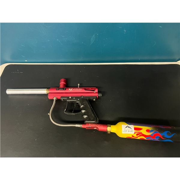 Lot of 1 VL Lancer Semi-Auto Paintball Gun - Red (*Used)