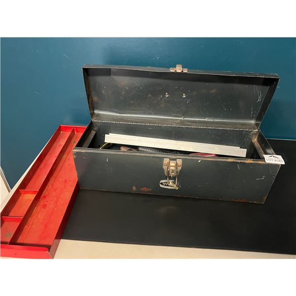 Lot of 1 19" Tool Box w/ Assorted Tools (*Used)