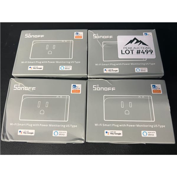 Lot of 4 Sonoff WiFi Smart Plugs