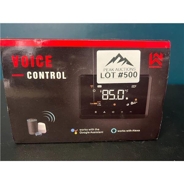 Lot of 1 Saswell Smart Home Thermostat - Voice Controlled