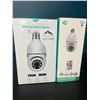 Image 1 : Lot of 2 Smart WiFi Light Bulb Security Cameras