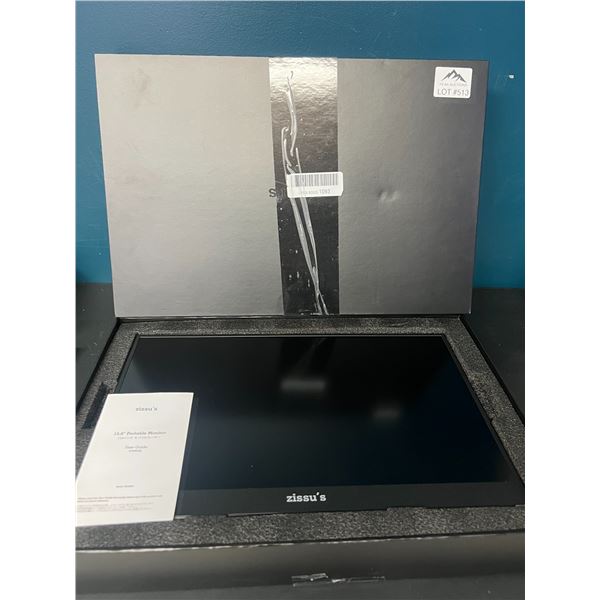 Lot of 1 Zissu's 15.6" Portable Monitor