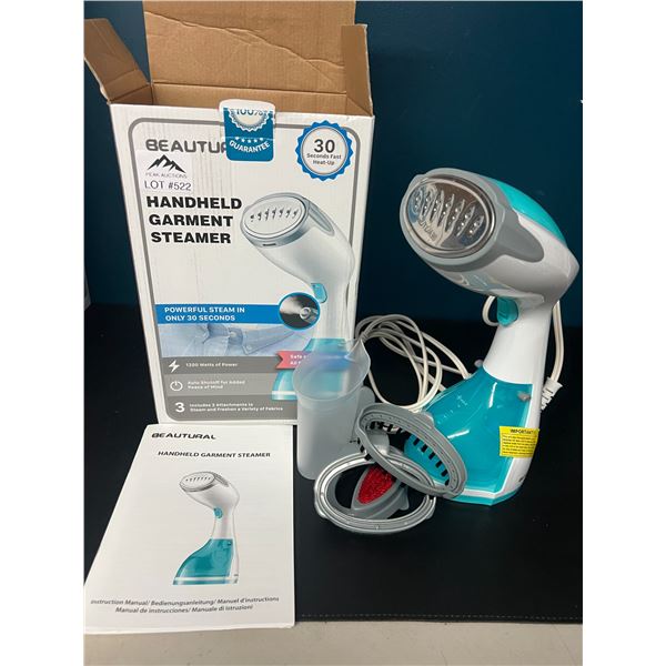 Lot of 1 Beautural 1200W Handheld Garment Steamer