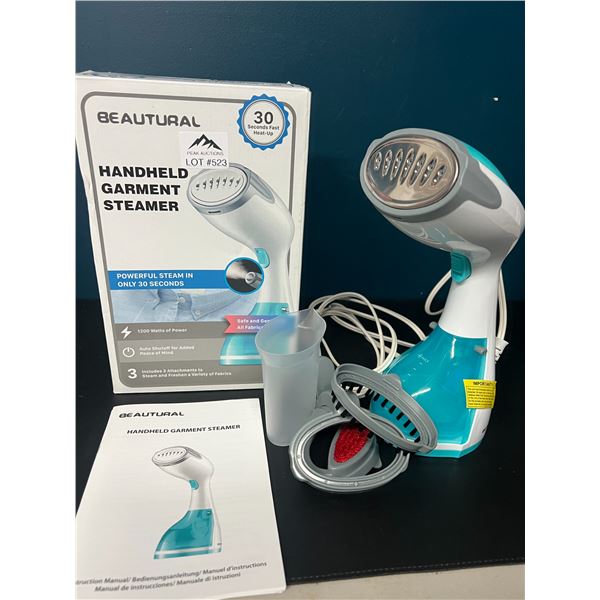 Lot of 1 Beautural 1200W Handheld Garment Steamer