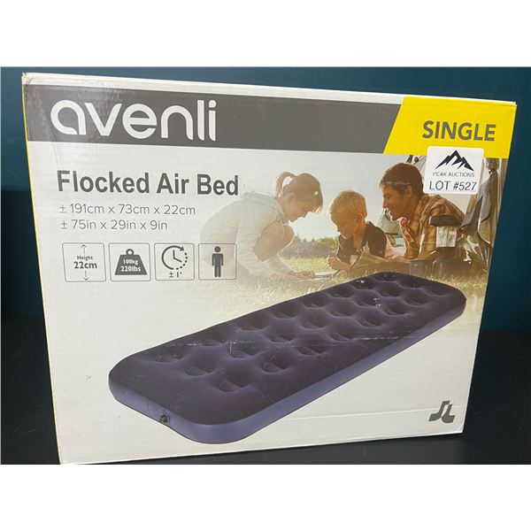 Lot of 1 Avenli Flocked Air Bed - Single