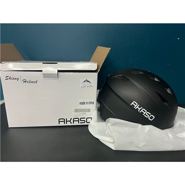 Lot of 1 Akaso Ski/Snowboarding Helmet - Black
