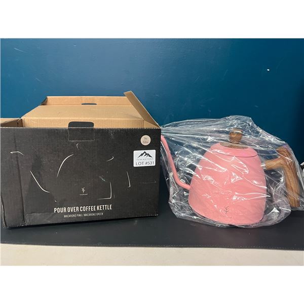 Lot of 1 Pink Soulhand Gooseneck Pour Over Coffee/Tea Kettle