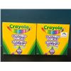 Image 1 : Lot of 2 Crayola 100pack Coloured Pencils