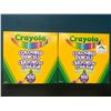 Image 1 : Lot of 2 Crayola 100pack Coloured Pencils