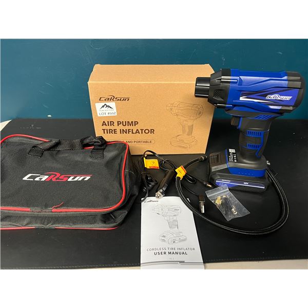 Lot of 1 CarSun Cordless & Portable Air Pump Tire Inflator