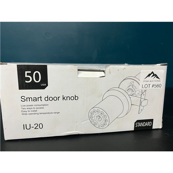 Lot of 1 Smart Door Knob w/ Keypad