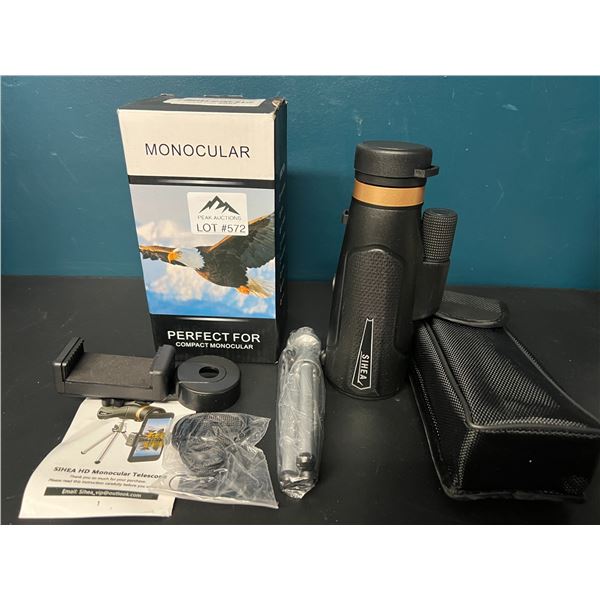 Lot of 1 Telescope Monocular with Tripod & Case
