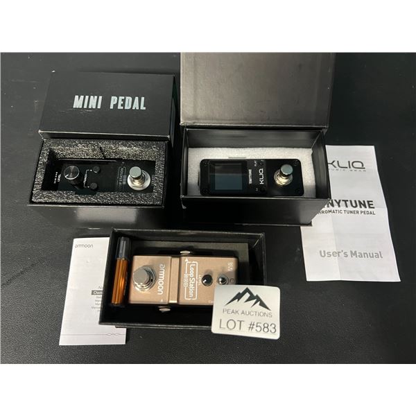 Lot of 3 Assorted Guitar Effect Pedals