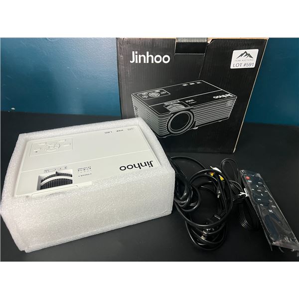 Lot of 1 Jinhoo LED Projector w/ Remote Control