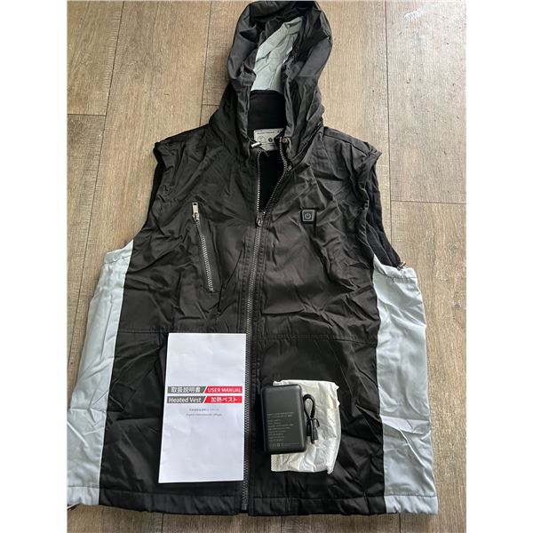 Lot of 1 Heated Vest for Men/Women (Size Medium-Large) w/ Powerbank