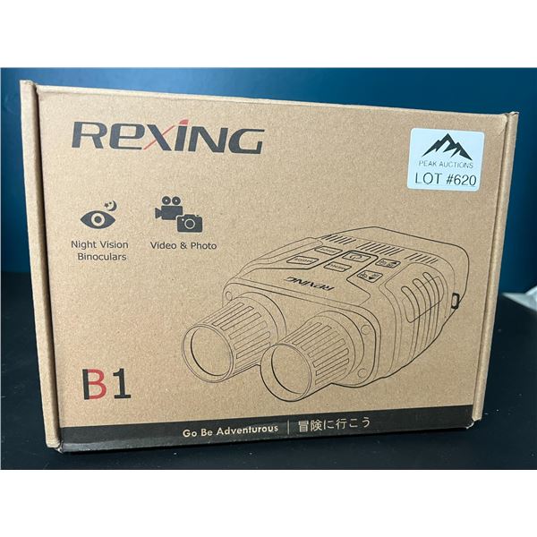 Lot of 1 Rexing B1 Digital Night Vision Goggles/Binoculars with LCD Screen