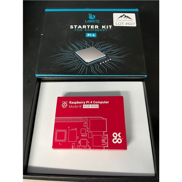Lot of 1 Labists Starter Kit for Raspberry PI 4 Model B - 4GB RAM