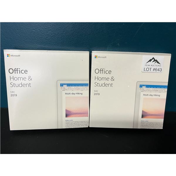 Lot of 2 Microsoft Office Home and Student Installs/Software