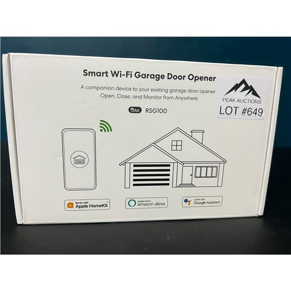 Lot of 1 Smart Wi-Fi Garage Door Opener