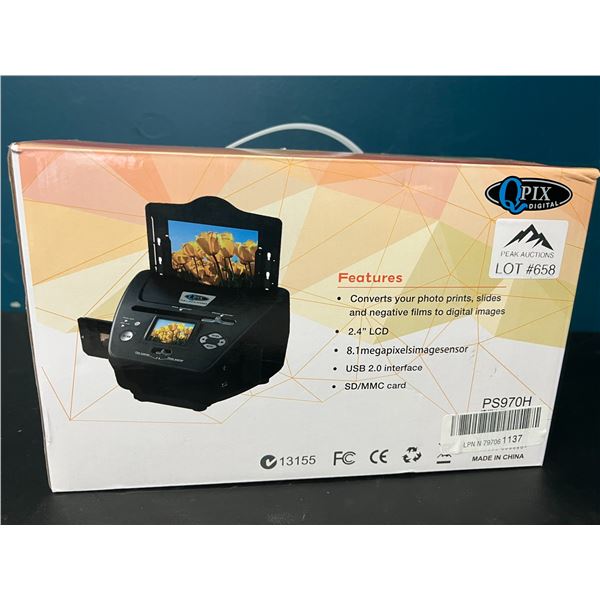 Lot of 1 Qpix Digital 4-in-1 Photo Scanner