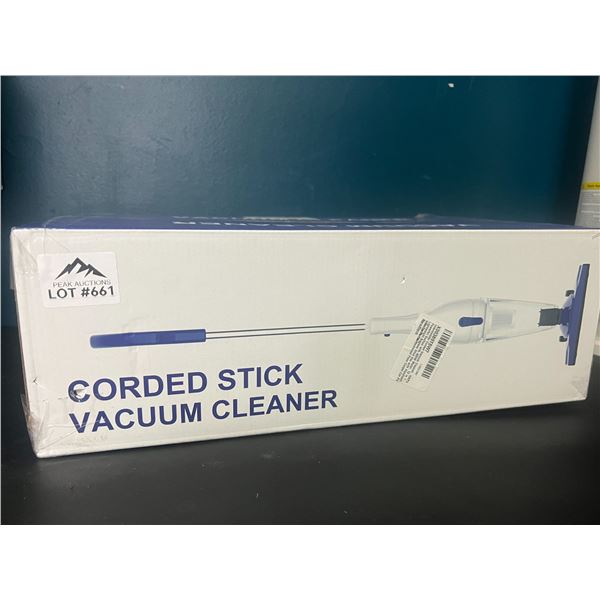 Lot of 1 Intercleaner Corded Stick Vacuum Cleaner
