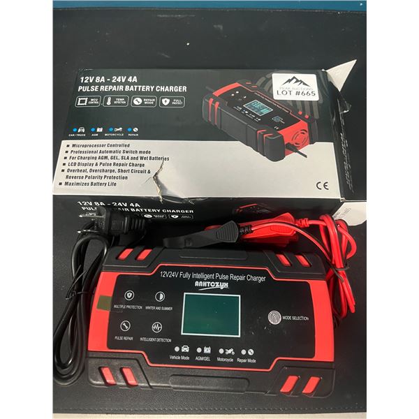 Lot of 1 Intelligent Pulse Repair Battery Charger