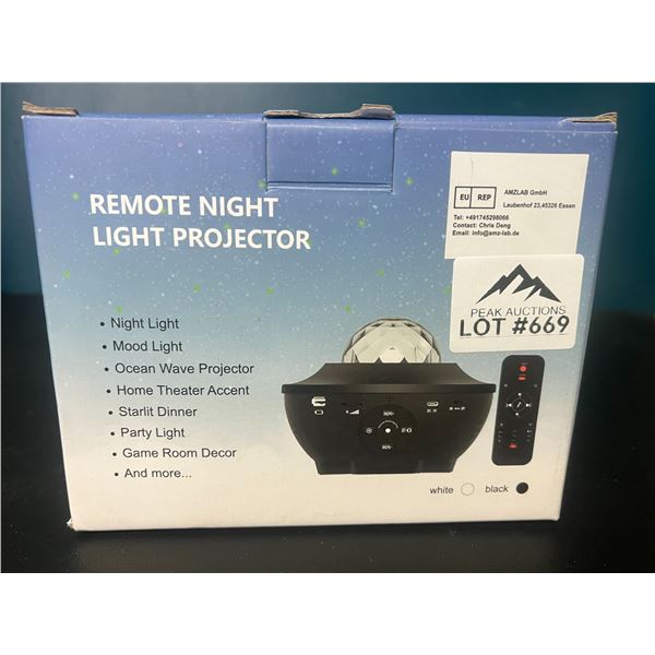 Lot of 1 Starry Night Galaxy Star Light Projector