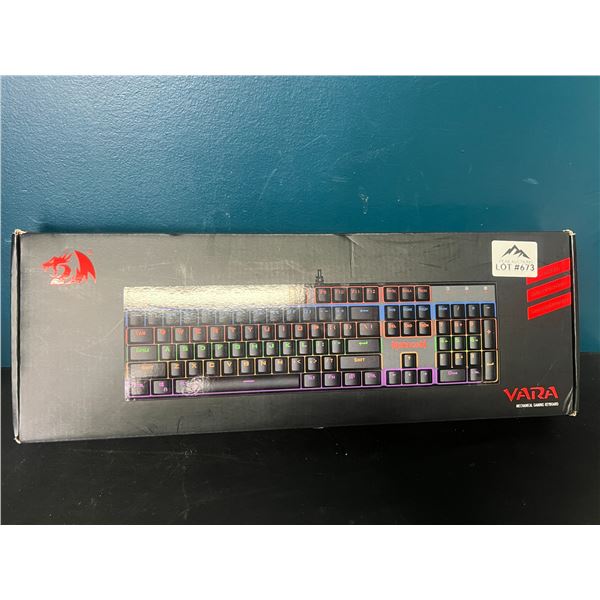 Lot of 1 Red Dragon Vara RGB Light-Up Mechanical Gaming Keyboard