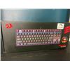 Image 1 : Lot of 1 Red Dragon Kumara LED Light-Up Mechanical Gaming Keyboard