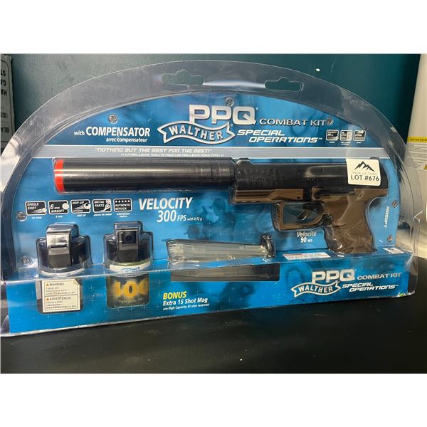 Lot of 1 Walther PPQ Compensator AitSoft Gun/Combat Kit