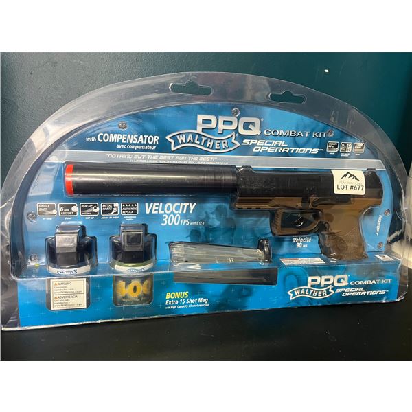 Lot of 1 Walther PPQ Compensator AitSoft Gun/Combat Kit