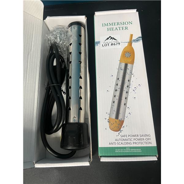 Lot of 2 Immersion Heaters