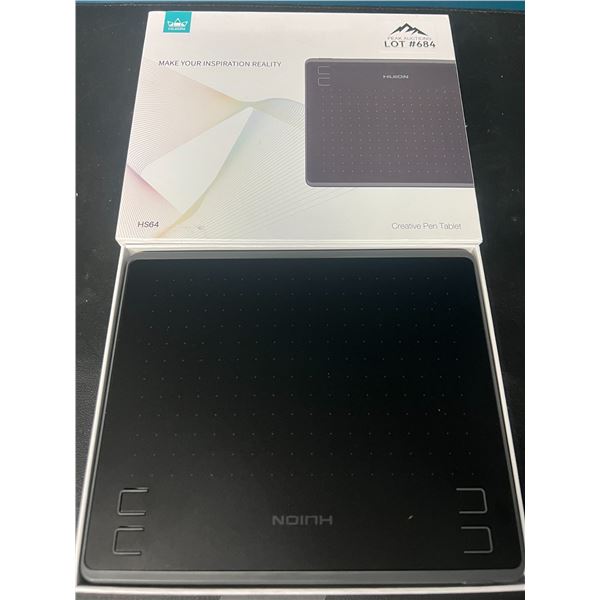 Lot of 1 Huion HS64 Creative Pen Drawing Tablet