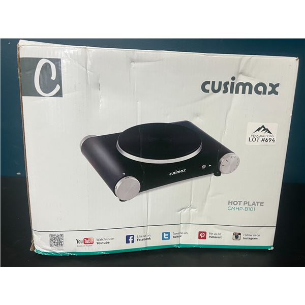 Lot of 1 Cusimax Hot Plate for Cooking