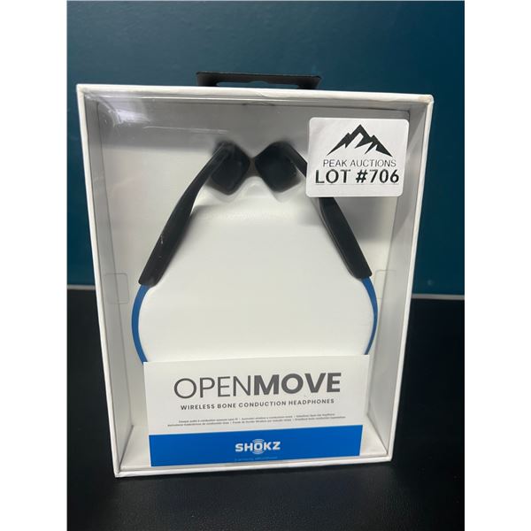 Lot of 1 Shokz OpenMove Wireless Bone Conduction Bluetooth Sport Headphones