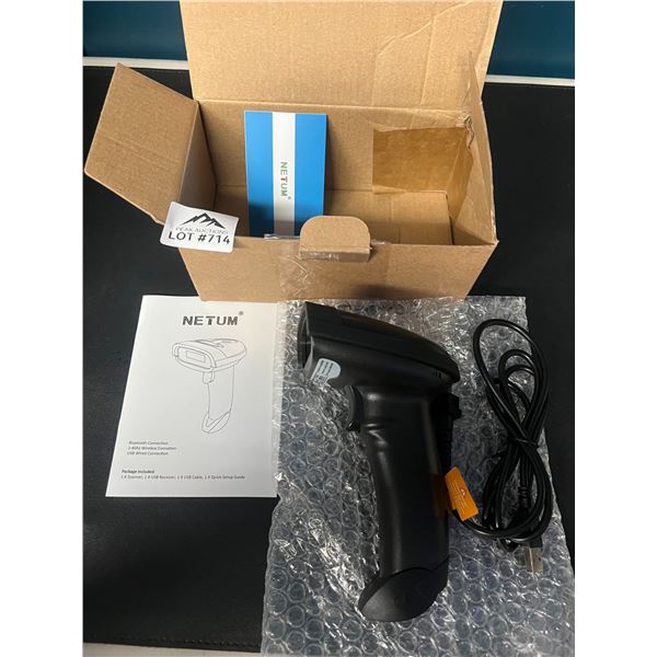 Lot of 1 Netum Bluetooth Barcode Scanner