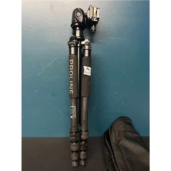 Lot of 1 Proline Tripod w/ Carrying Bag (*Used)