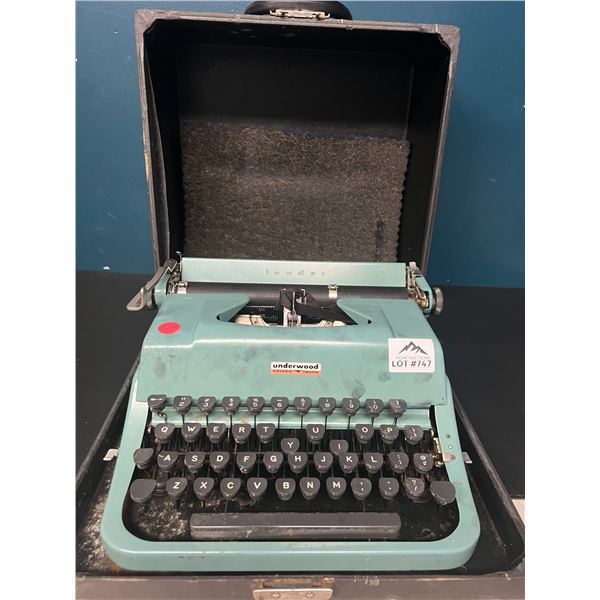 Lot of 1 Vintage Underwood Golden Touch Typewriter (*Used)