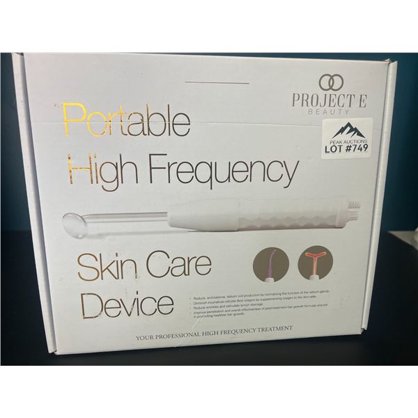 Lot of 1 Portable High Frequency Skincare/Facial Wand Device