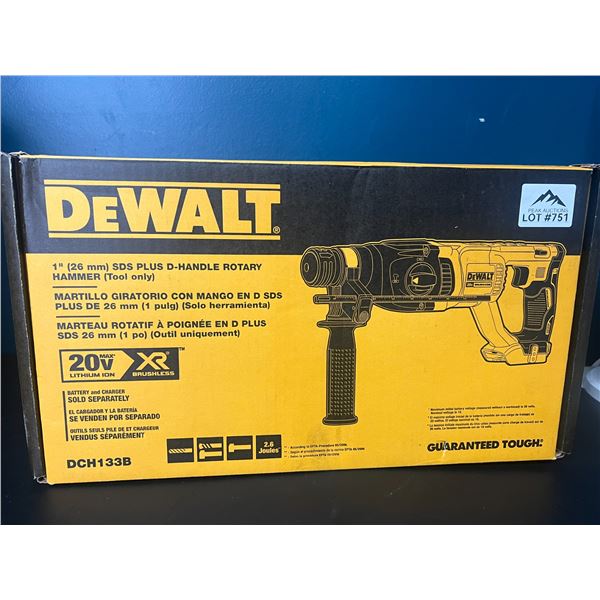 Lot of 1 DeWalt SDS Plus D Handle Rotary Hammer Drill