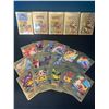 Image 1 : Lot of 5 Packs of Fan Art Gold Foil Pokemon Cards