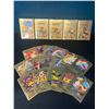 Image 1 : Lot of 5 Packs of Fan Art Gold Foil Pokemon Cards