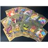 Image 2 : Lot of 5 Packs of Fan Art Gold Foil Pokemon Cards