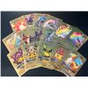 Image 2 : Lot of 5 Packs of Fan Art Gold Foil Pokemon Cards
