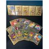 Image 1 : Lot of 5 Packs of Fan Art Gold Foil Pokemon Cards