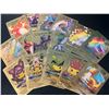 Image 2 : Lot of 5 Packs of Fan Art Gold Foil Pokemon Cards