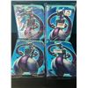 Image 1 : Lot of 4 Pokemon Leather 4-Pocket Card Premium Binders