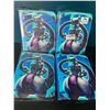 Image 1 : Lot of 4 Pokemon Leather 4-Pocket Card Premium Binders