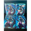 Image 1 : Lot of 4 Pokemon Leather 4-Pocket Card Premium Binders